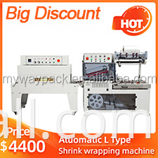 Low price mini machine 2 in 1 shrink packing machine automatic shrink wrapping machine for bottle drinking